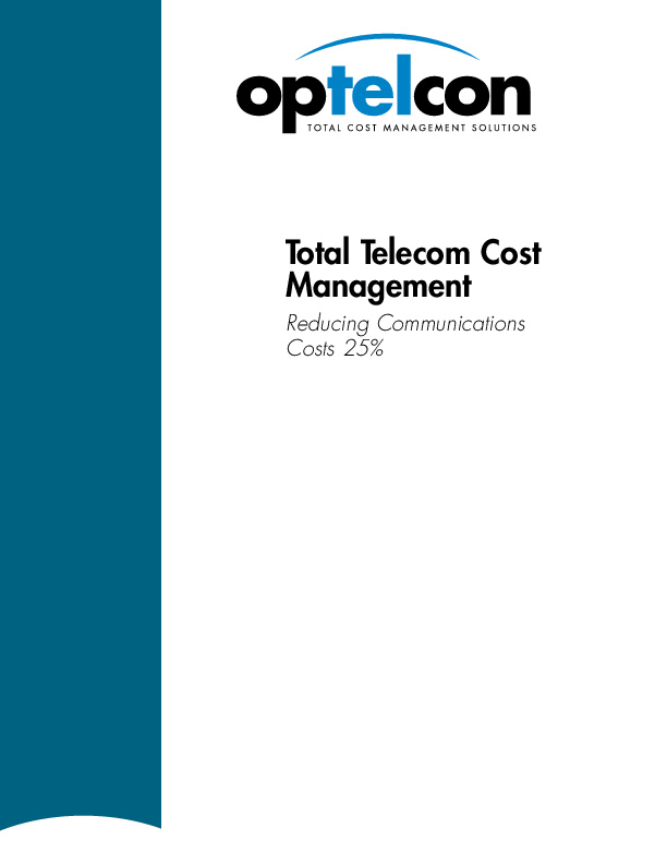 White Paper, OpTelCon: "Total Telecom Cost Management." PDF http://tinyurl.com/lddcy5j
