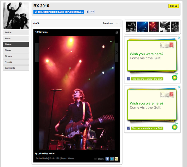 The Jon Spencer Blues Explosion Official Myspace