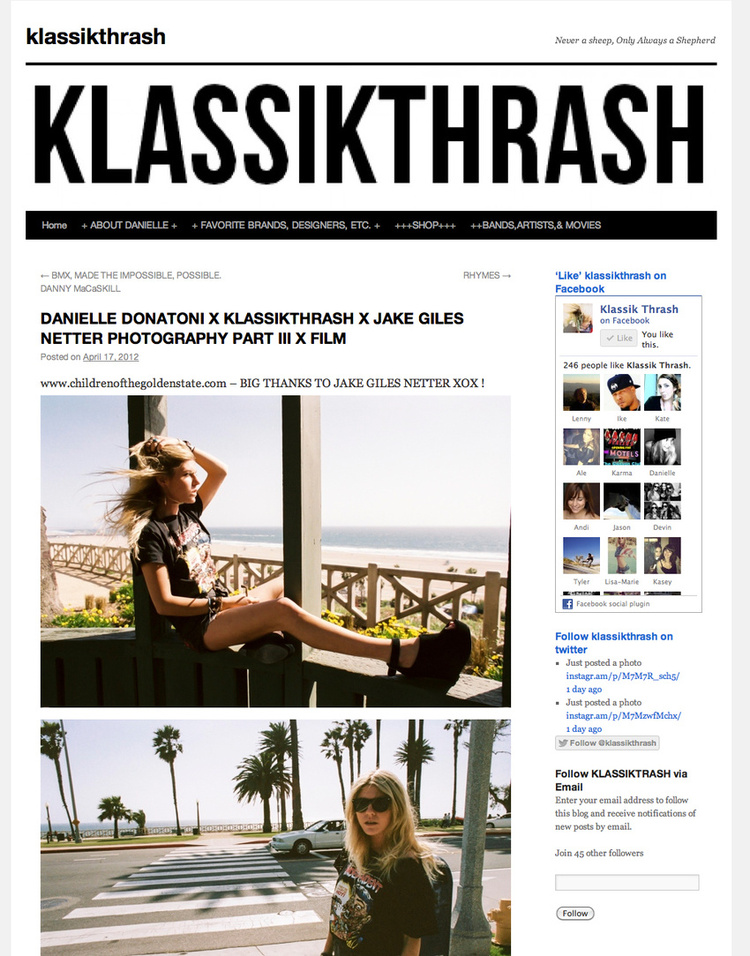 Klassik Thrash x Jake Giles Netter Part III