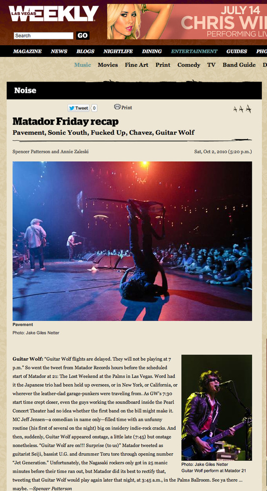 Las Vegas Weekly - Matador Friday Recap