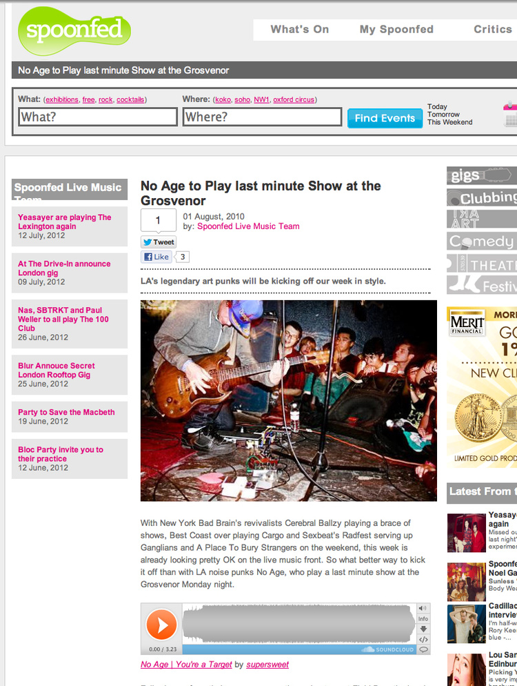 Spoonfed "No Age"