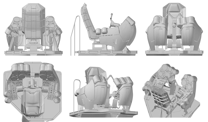 Pilot's seat (rhino/autocad)