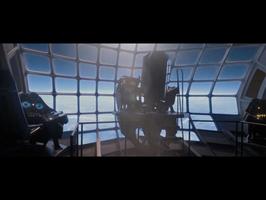 Interior sub orbital bomber cockpit