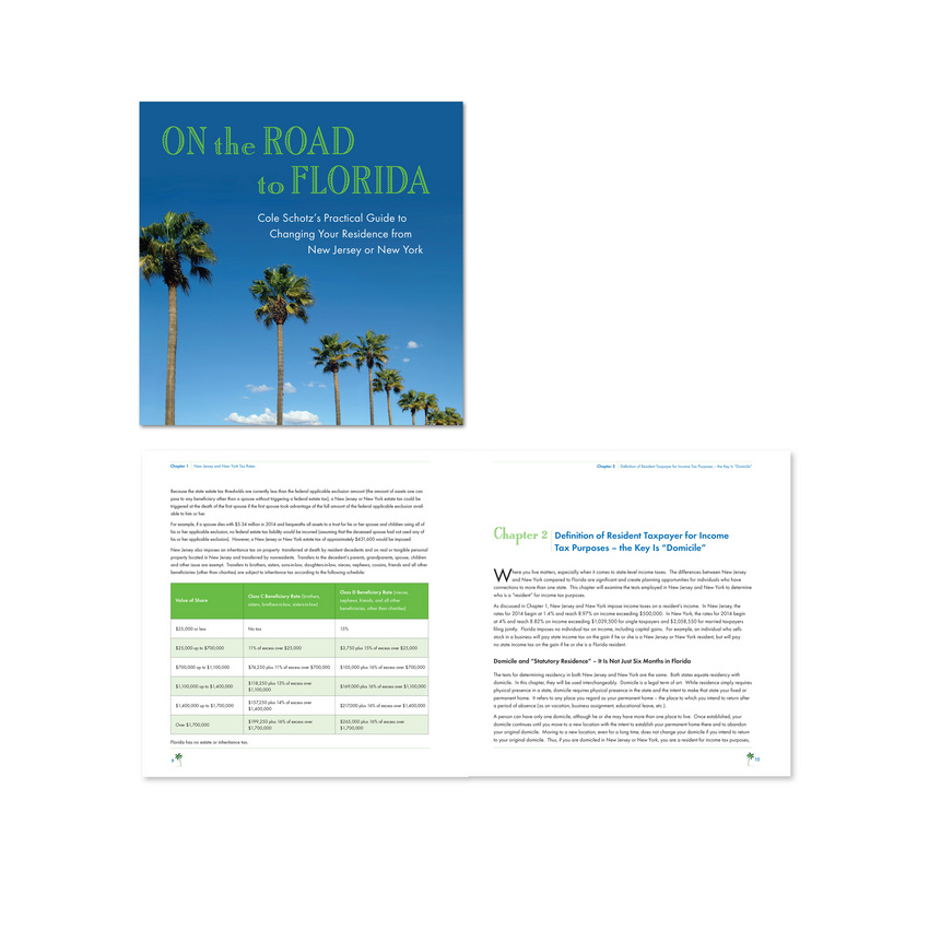 Cole Schotz tax guide book