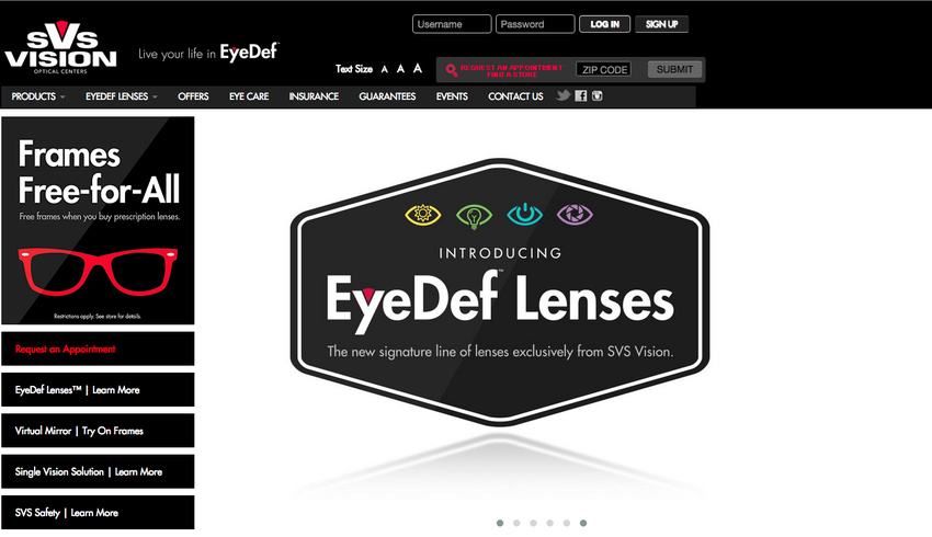 SVS Homepage