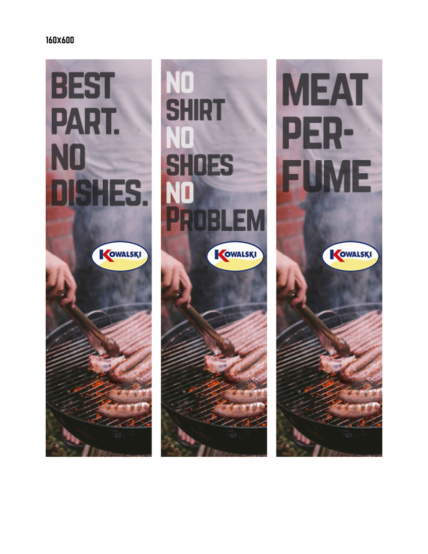 Digital campaign for Kowalski Sausage Company