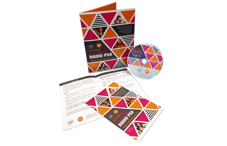 2015-2016 Radio PSA Packaging, Insert, and CD. 2016 GDUSA American InHouse Design Award Winner.