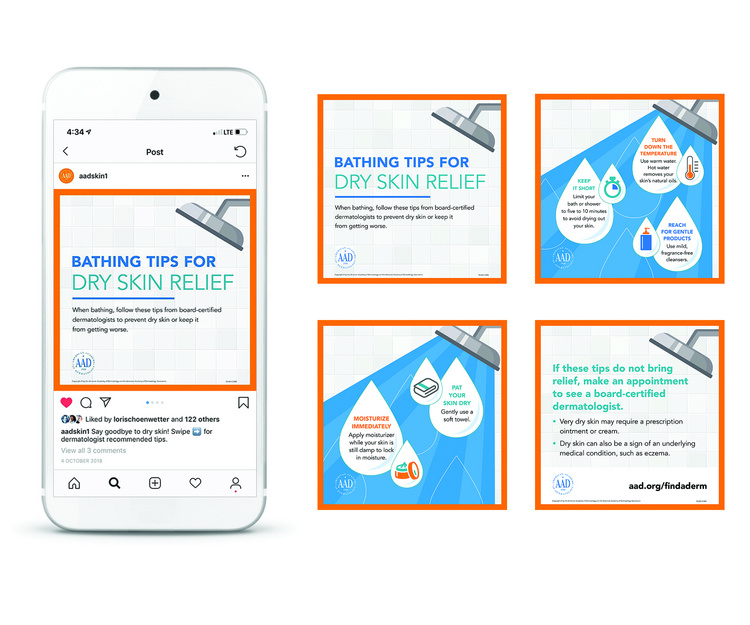 Bathing Tips Instagram Slidshow