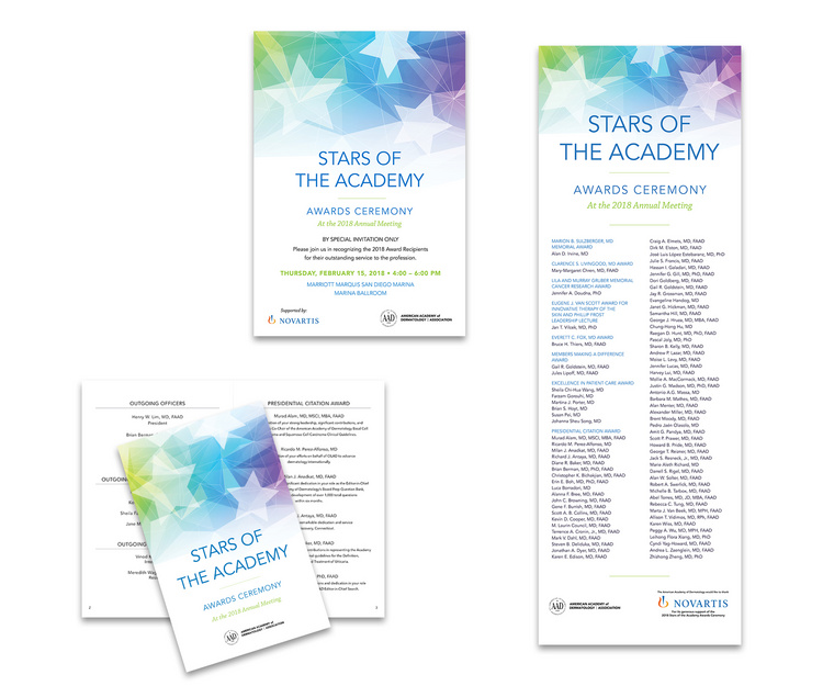 Stars of the Academy Awards Ceremony Campaign