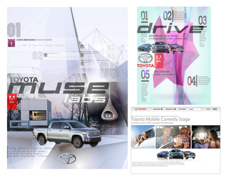 toyota_eziine + comedy web campaign