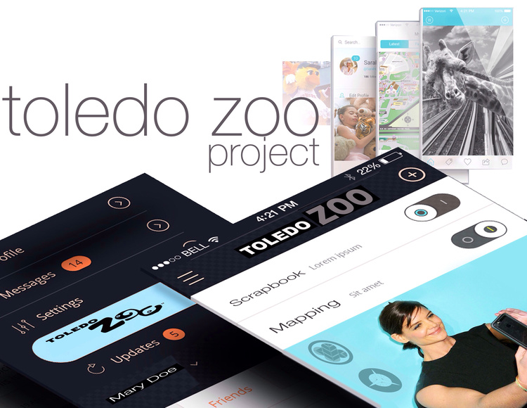 The Toledo Zoo: CHALLENGE; Elevate and evolve the digital presence of the Most Popular Zoo in the country. SOLUTION: Incorporate a well known celebrity native + a few strategically placed Vine videos, with a revamped Mobile UI + brand design experience.