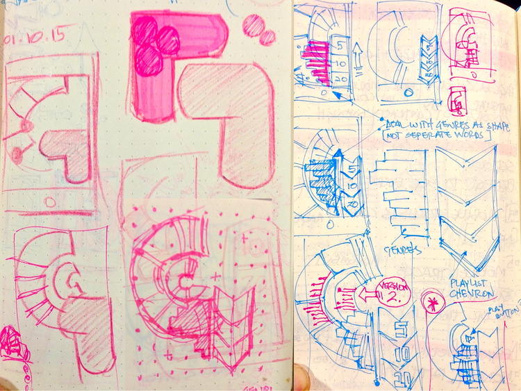 music_cloud_UI sketches