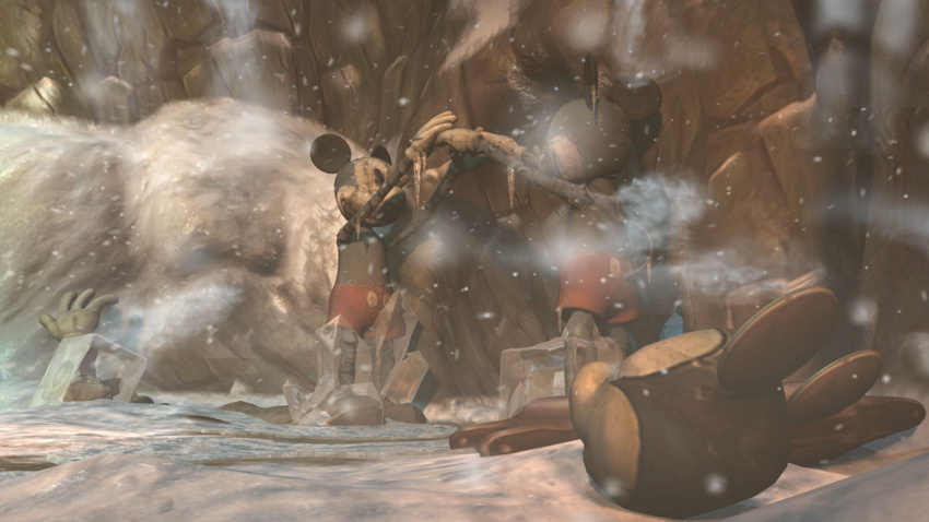 Visualization of "next gen" version of an Epic Mickey 1 level. Rendered in Maya. Modeling, Shaders, Textures