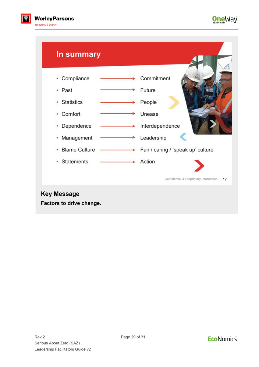 Serious About Zero: Leadership Facilitator Guide