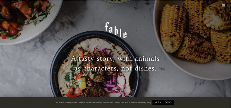 I helped set the tone and create brand and product stories for the new vegan-based meat company, Fable. The perfect brand name to write for.