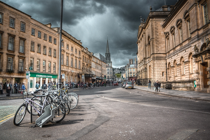 Street in Bath - Bath, England