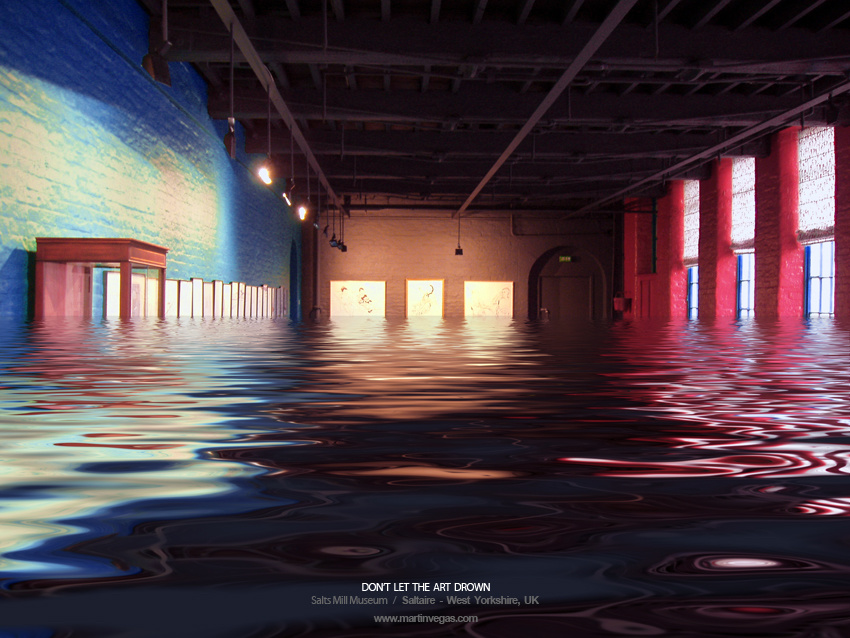 "Don't let the Art drawn", 2004 | Salts Mill Museum | Saltaire, West Yorkshire