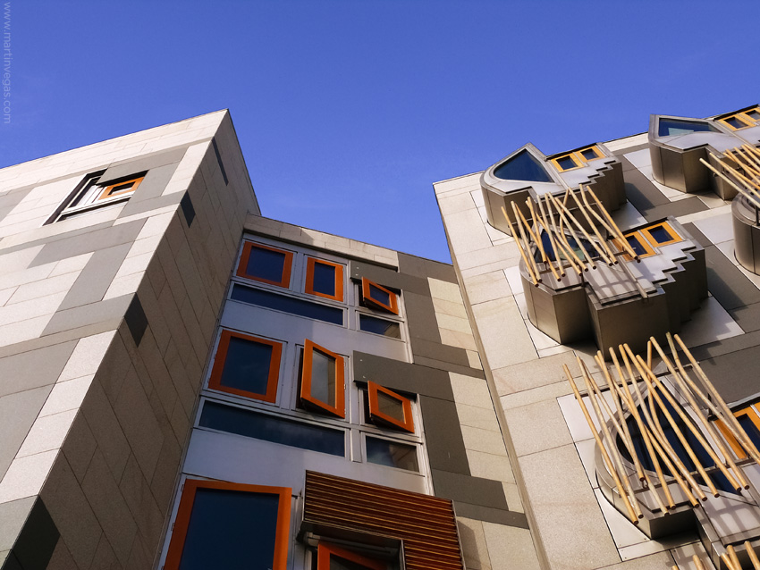 Scottish Parliament, Edinburgh | Arch: Enric Miralles & Benedetta Tagliabue, 2004