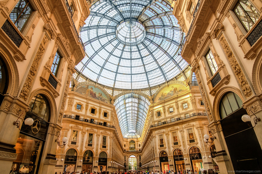 Galleria Vittorio Emanuele II, Milano. Arch: Giuseppe Mengoni, 1867