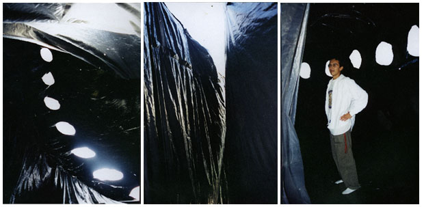 Here you can see what the interior experience was like in our giant inflatable environment.