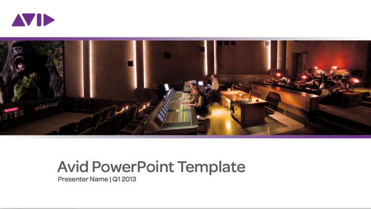 Avid 2013 Corporate Template