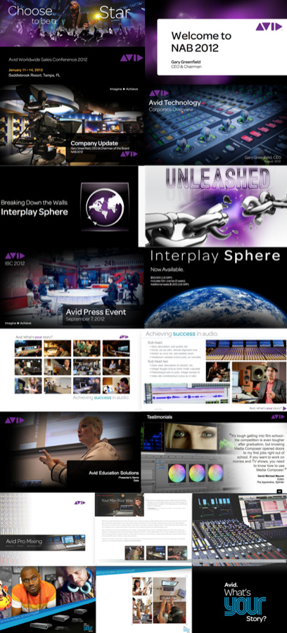 Collage of Presentation Covers