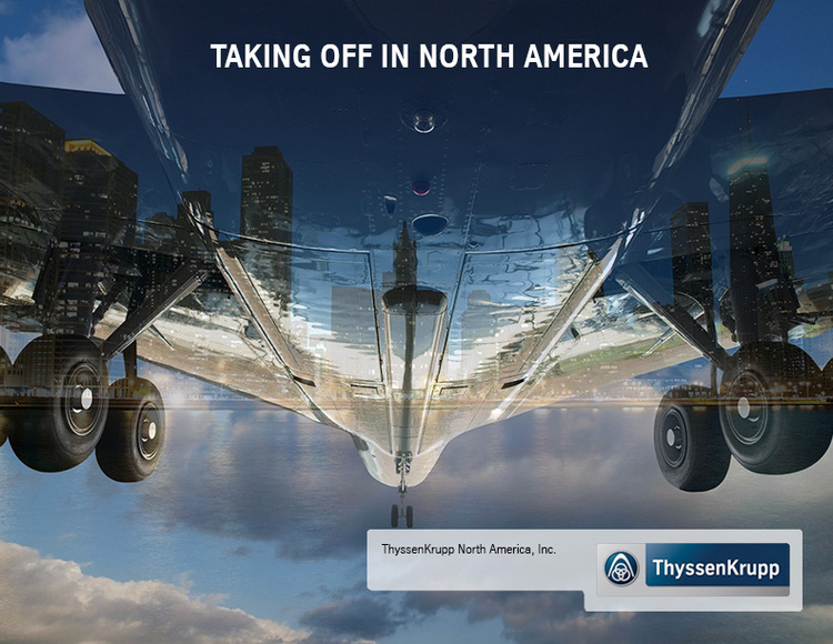 Taking Off Billboard for O'Hare Airport