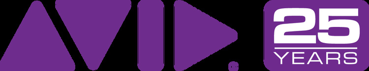 Avid 25 Year Anniversary Logo