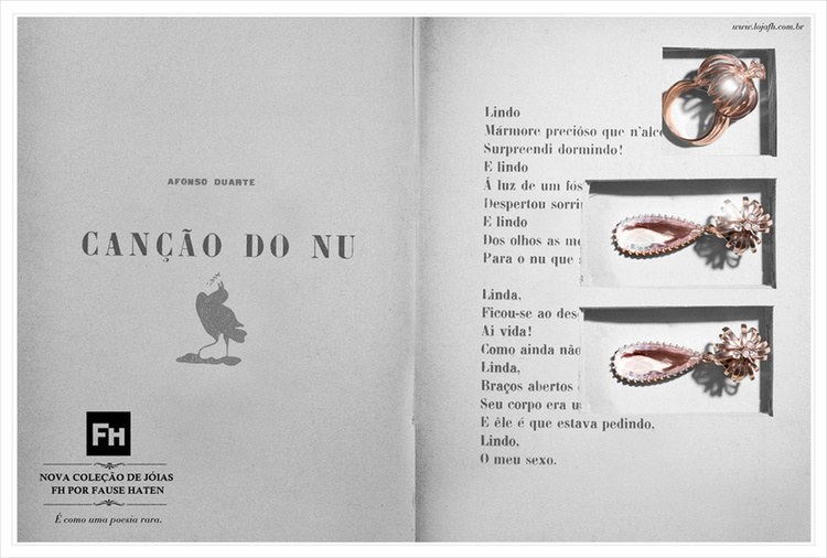 Campanha para lançamento de Coleção de Jóias FH