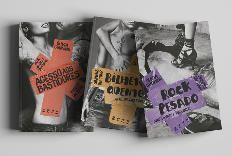 Série de capas de Livro para Editora Paralela
