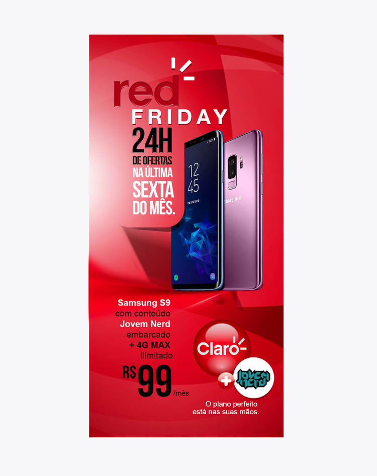Red Friday da Claro Brasil com Jovem Nerd