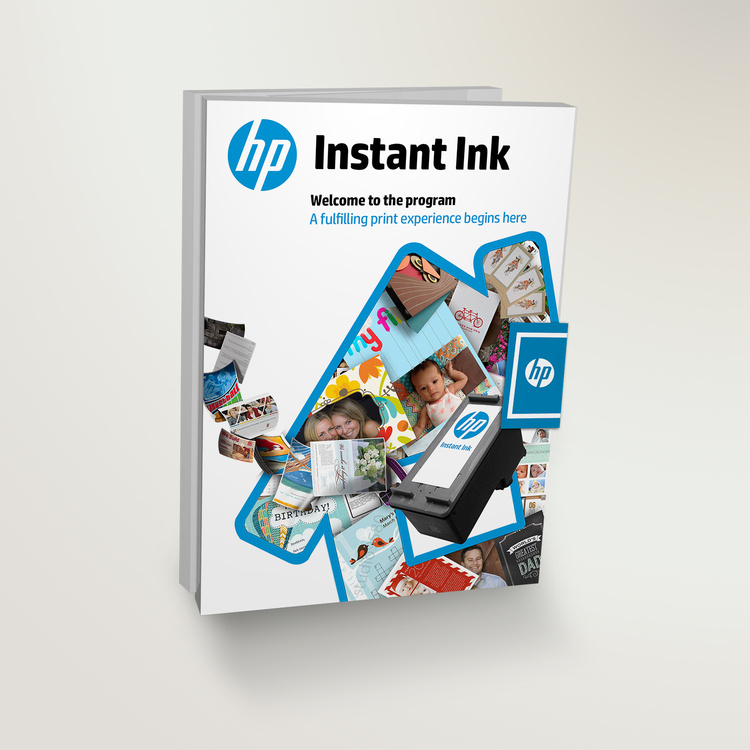 Concept artwork on how to advertise HP Ink to the print at home customer, showing the endless possibilities of printing photos.