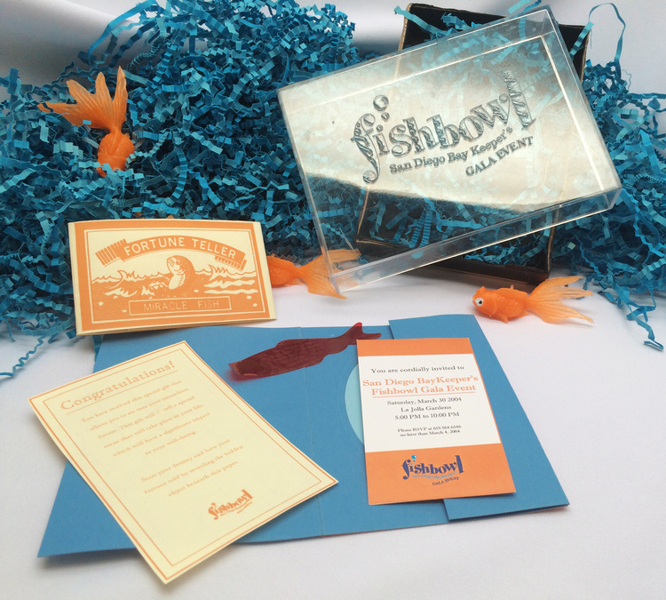 Invitation and supporting pieces.