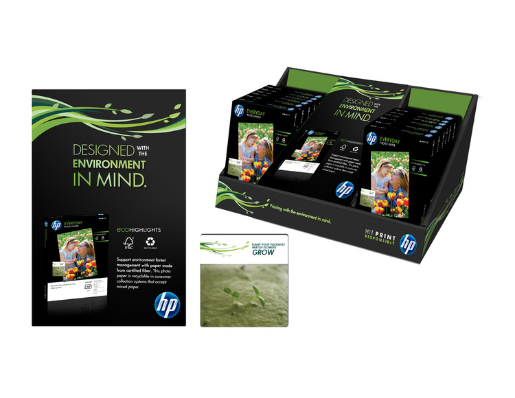 Tradepack enclosure advertised the packaging materials are eco-friendly. You could actually take the box and plant it.