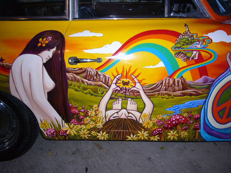 Psychedelic Surfer Dude - 1963 Porsche 356