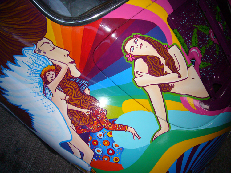 Psychedelic Surfer Dude - 1963 Porsche 356