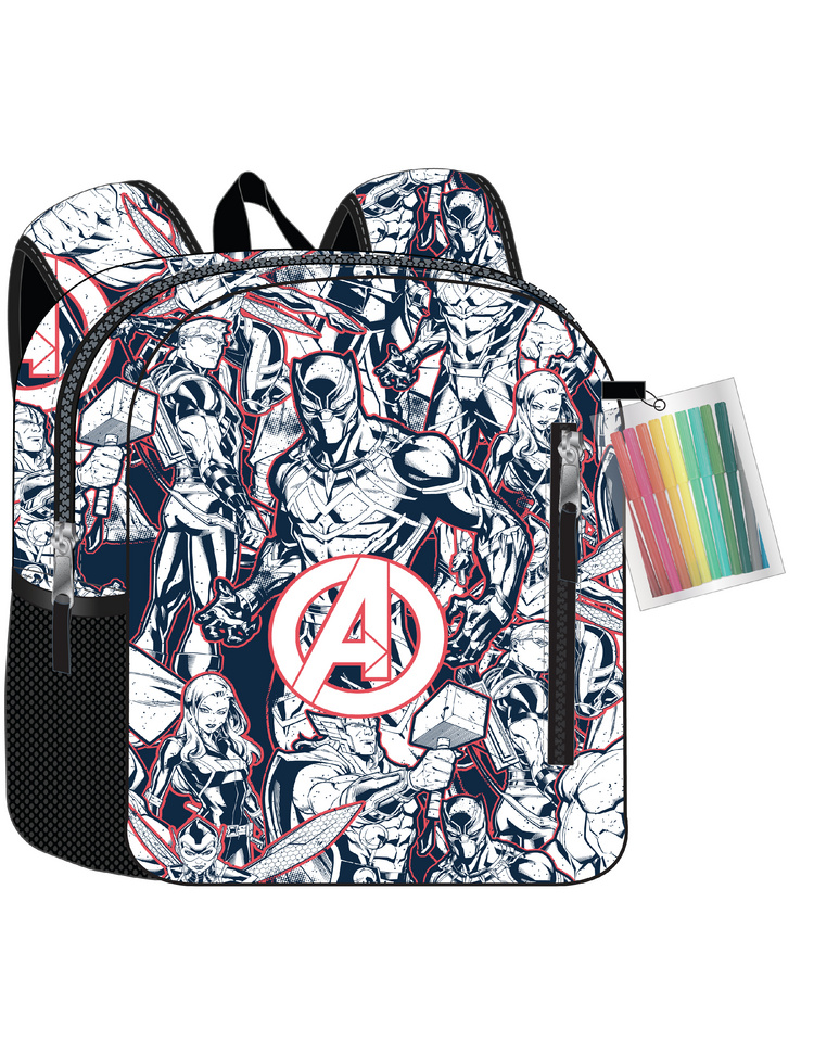 Avengers Mini Backpack_Color Me In All Over Print