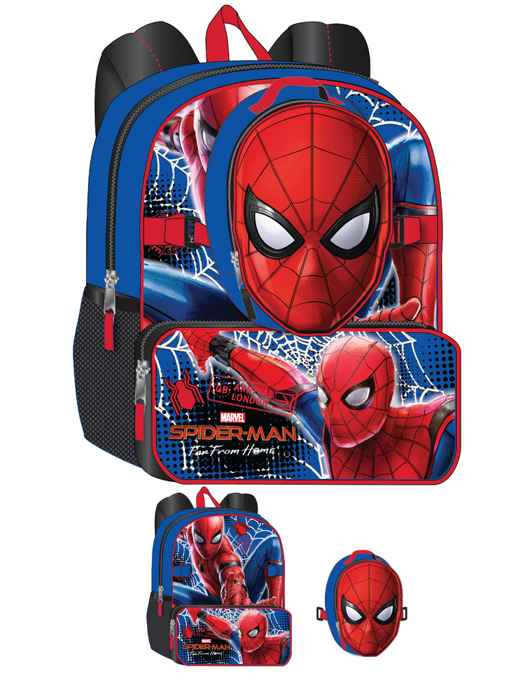 Spider-Man Detachable Lunch Backpack_EVA Molded Lunch Kit