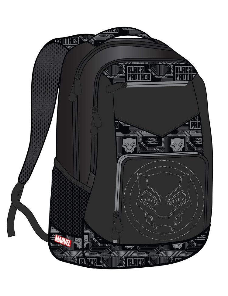 Black Panther Backpack_Quilted Nylon
