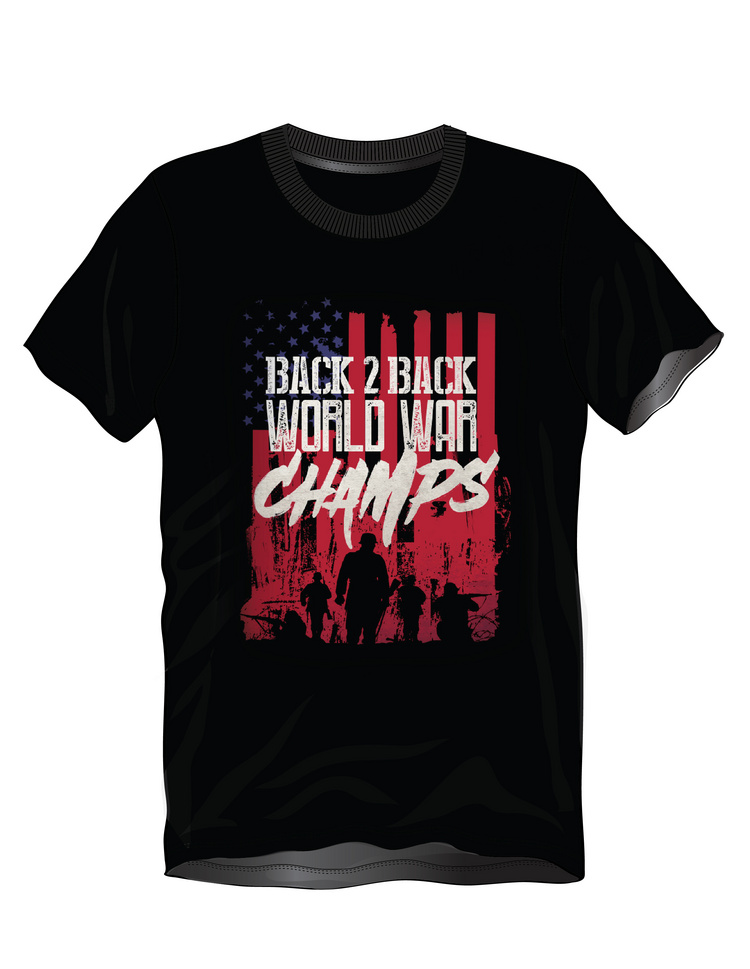 WW Champs Stripes Graphic Tee