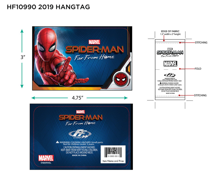 Spider-Man Movie Hangtag