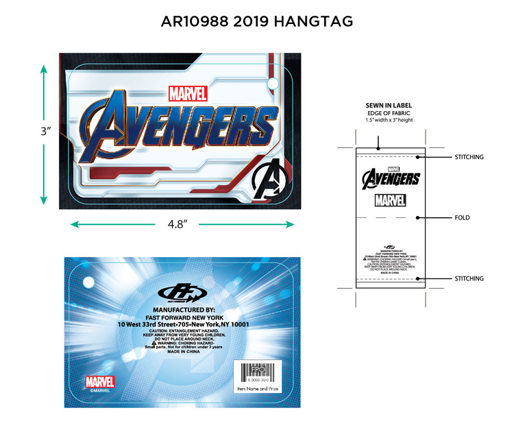 Avengers 4 Movie Hangtag