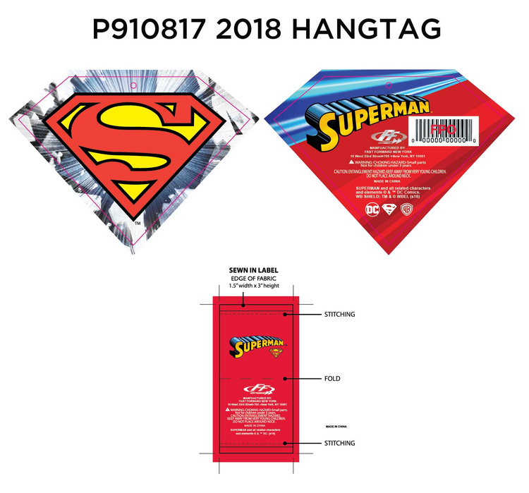 Superman Classic Hangtag