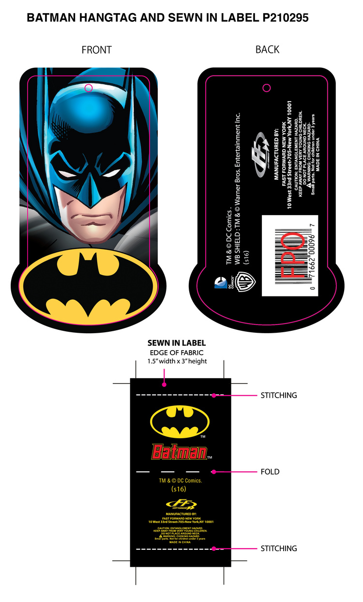 Batman Classic Hangtag