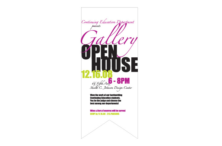 Parson's Open House Invite Mockup