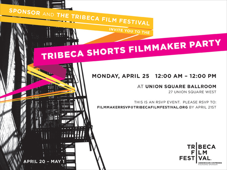 Tribeca Film Festival - Invite