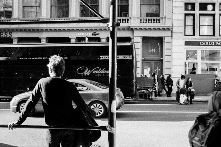 SoHo, NY - Shot with a Minolta Maxxum 7000, expired film