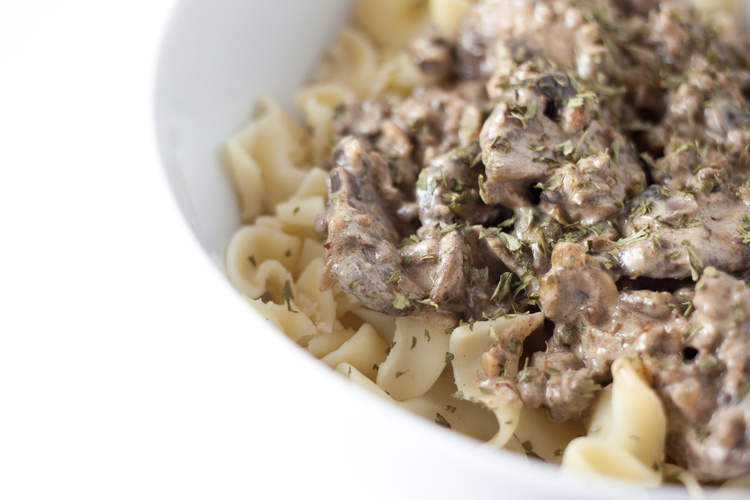 Beef Stroganoff