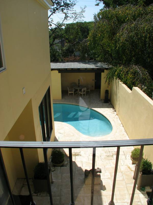 The view from the Master Bedroom.