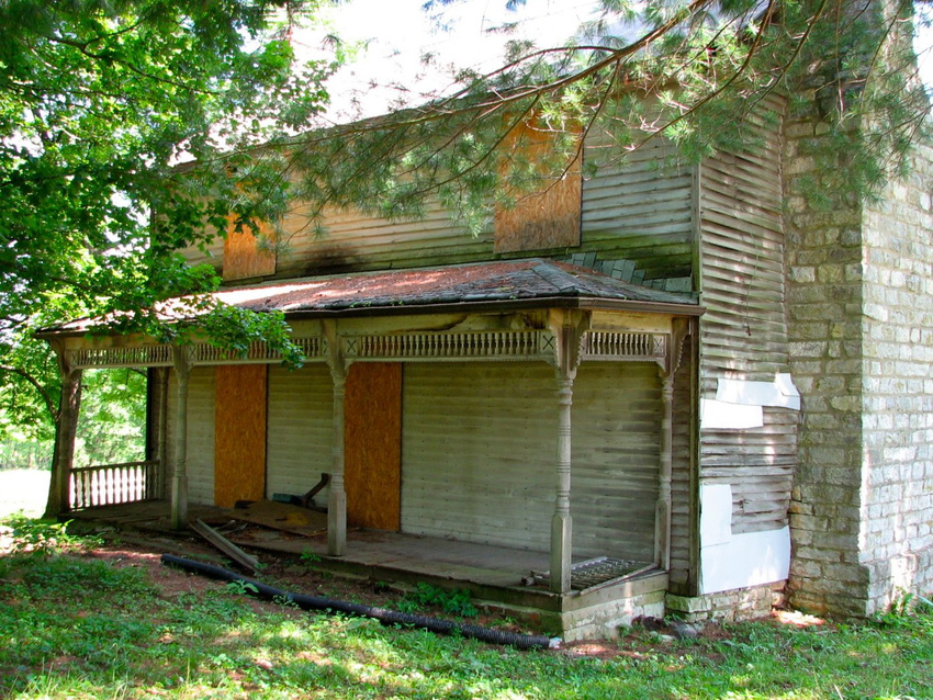 Thru many renovations, the house has been the center of this family's life. From log house to Greek Revival to Victorian.